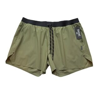NWT Rhone Mens Invictus Ripstop Shorts 5" Unlined Olivine Green Size XXL
